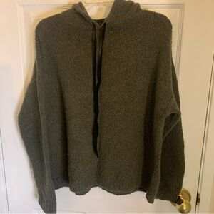 ROBERT RODRIGUEZ olive wool cashmere hoodie